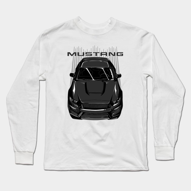 Mustang S550 - Black Long Sleeve T-Shirt by V8social